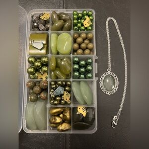 Craft Beads, OLIVE GARDEN - NO BREAD STICKS, Jewelry Supplies, loose bulk beads